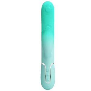 PRETTY LOVE - GIGI MULTIFUNKTIONS-RABBIT-VIBRATOR AQUAGRÃN